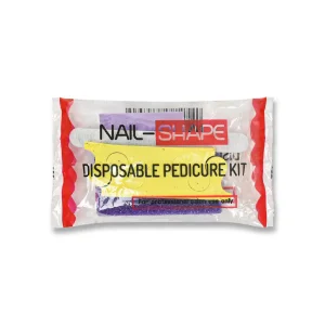 Pedicure Kit 4 - Pumice, Buffer, Nail File Wood, Eva Toe Separator, 200sets/ctn